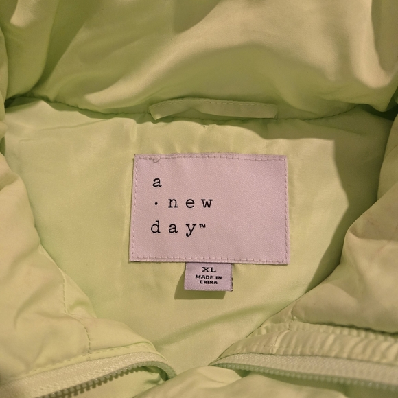 a new day Lime Green Puffer Vest - Picture 13 of 15